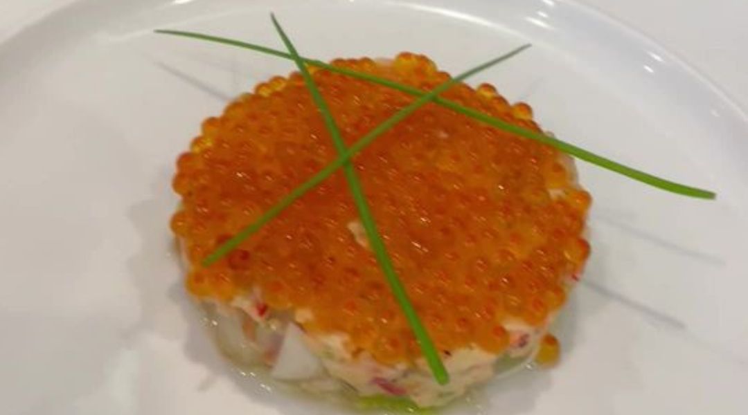 Salmon ceviche